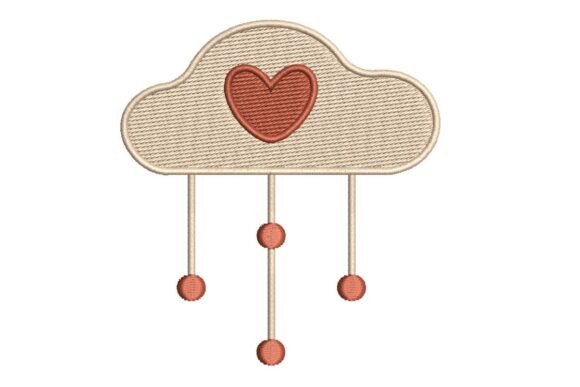 Heart Cloud with Hanging Orbs Embroidery Review
