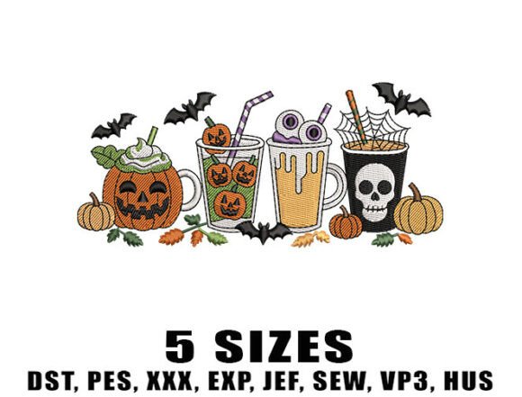 Orange Pumpkin Latte Embroidery Design Review