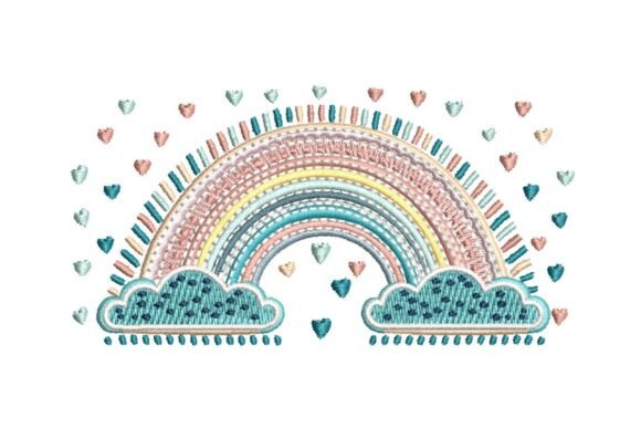Ornate Rainbow Embroidery Review for Boutique Sweatshirts