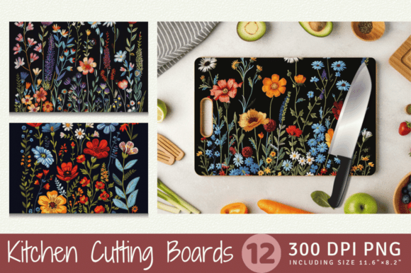 Review: Boho Wildflowers Embroidery Cutting Boar Design