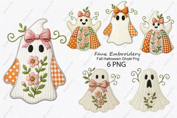 Review: Faux Embroidery Fall Halloween Ghost Png for Seasonal Shops