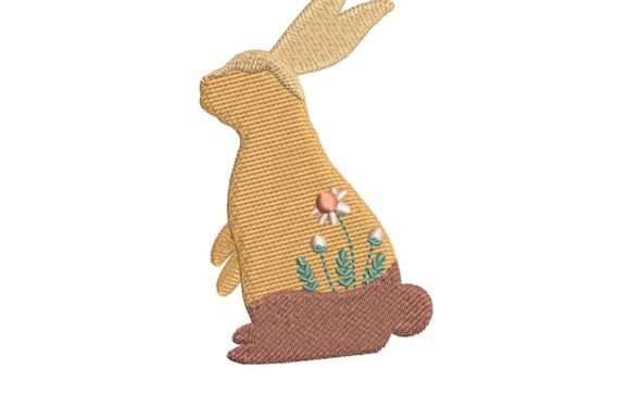 Review: Floral Easter Bunny Silhouette Design