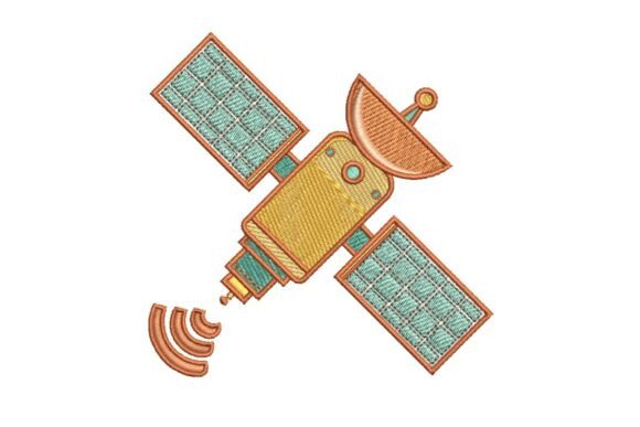 Review: Stylized Satellite Embroidery Design