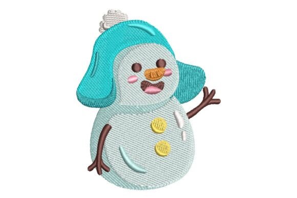 Review: Waving Cute Snowman Embroidery Design