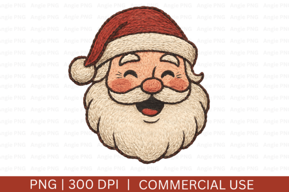 Reviewing Embroidery Santa Clause Head PNG for Boutique Apparel
