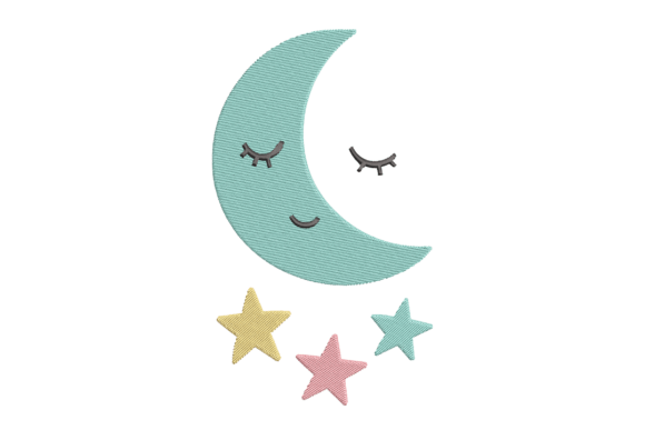 Sleeping Moon and Stars Embroidery: A Designer's Review