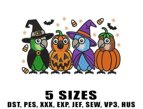 Spooky Parrot Embroidery Design Review for Business