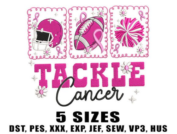 Tackle Cancer Embroidery Design Review for Business