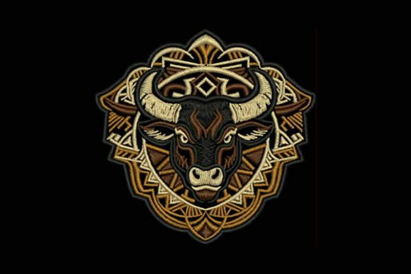 Tribal Bull Head Embroidery Design Review